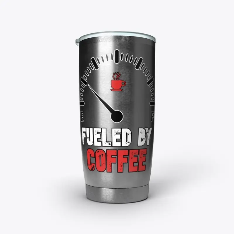 Fueled By Coffee Steel Cup