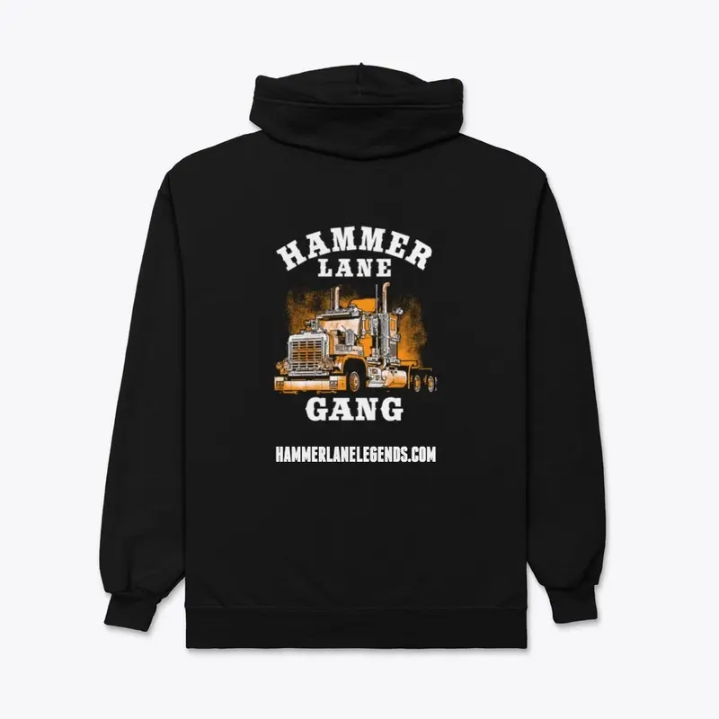 Hammer Lane Gang Zip Up, Back Design